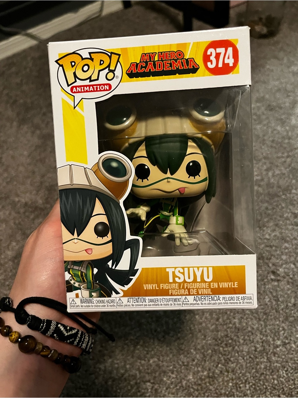 Funko Tsuyu Asui Pop! Figure in Green and Cream